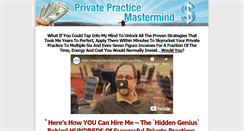 Desktop Screenshot of privatepracticemastermind.com